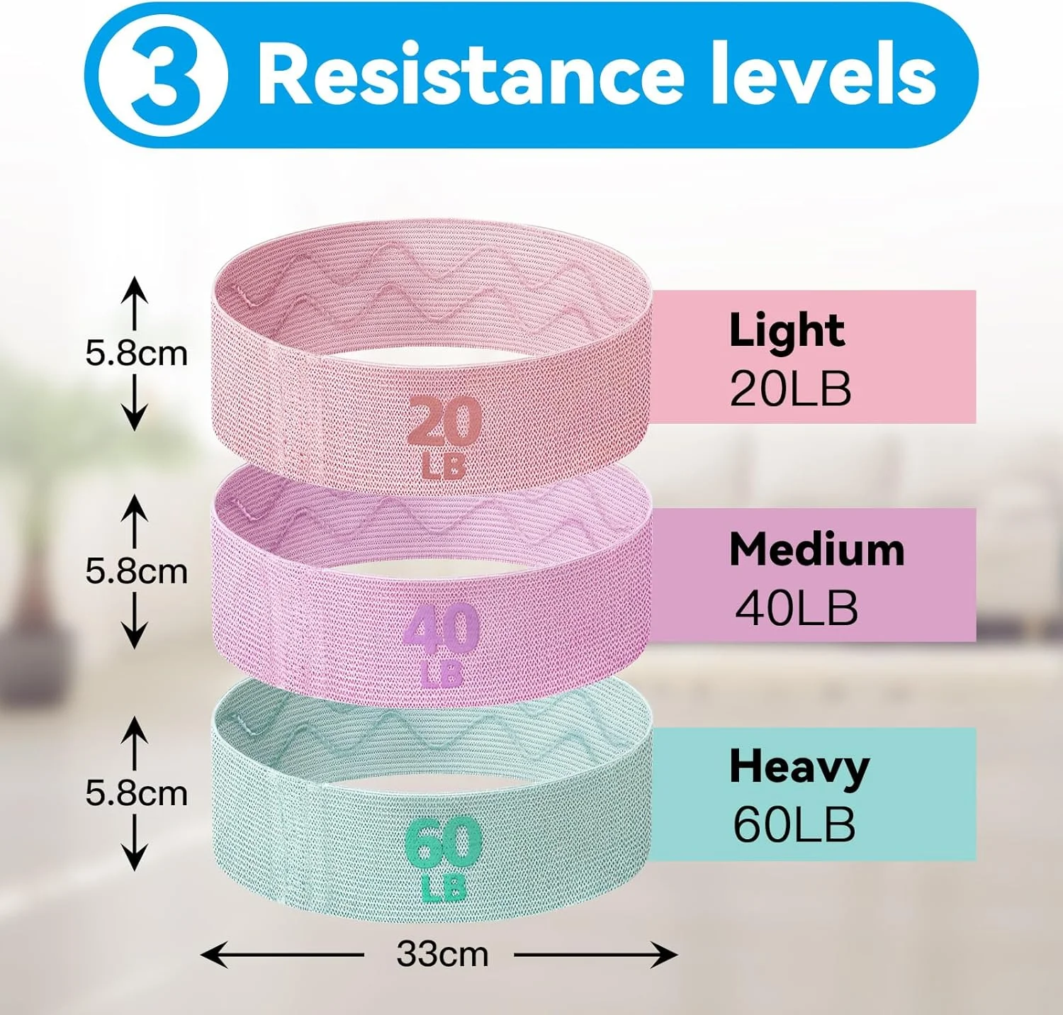 کش های مقاومتی اسپرَکس، کش های ورزشی برای تمرینات ورزشی، کش های کششی ضد لغزش، تناسب اندام الاستیک بدن