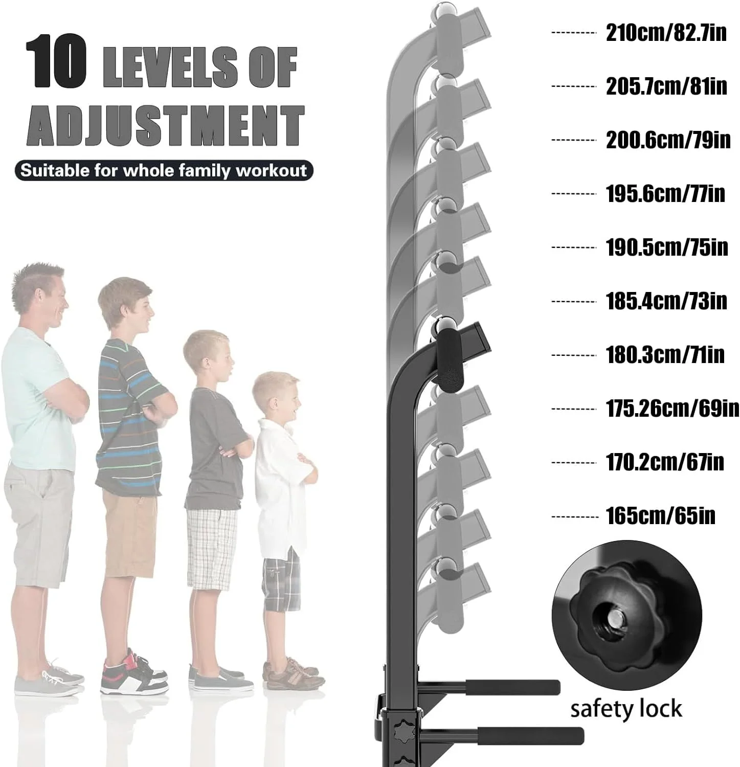 ایستگاه میله بارفیکس برج قدرت، ایستگاه دیپ چند منظوره با ارتفاع قابل تنظیم برای تمرینات ورزشی در خانه، تجهیزات بدنسازی تمرینات قدرتی سنگین، پایه بارفیکس