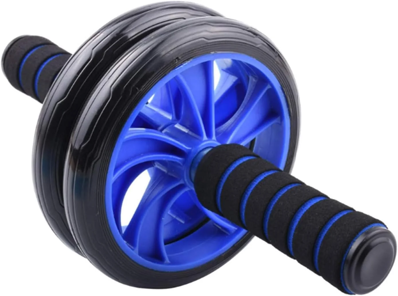 کیت غلتک چرخ شکم SOOFAM 6 در 1 با چرخ غلتکی ورزشی، میله های فشاری، زیرانداز زانو، کش مقاومتی شکل 8، طناب پرش و گریپر دستی، کیت های ورزشی خانگی مناسب برای تمرینات بدنی