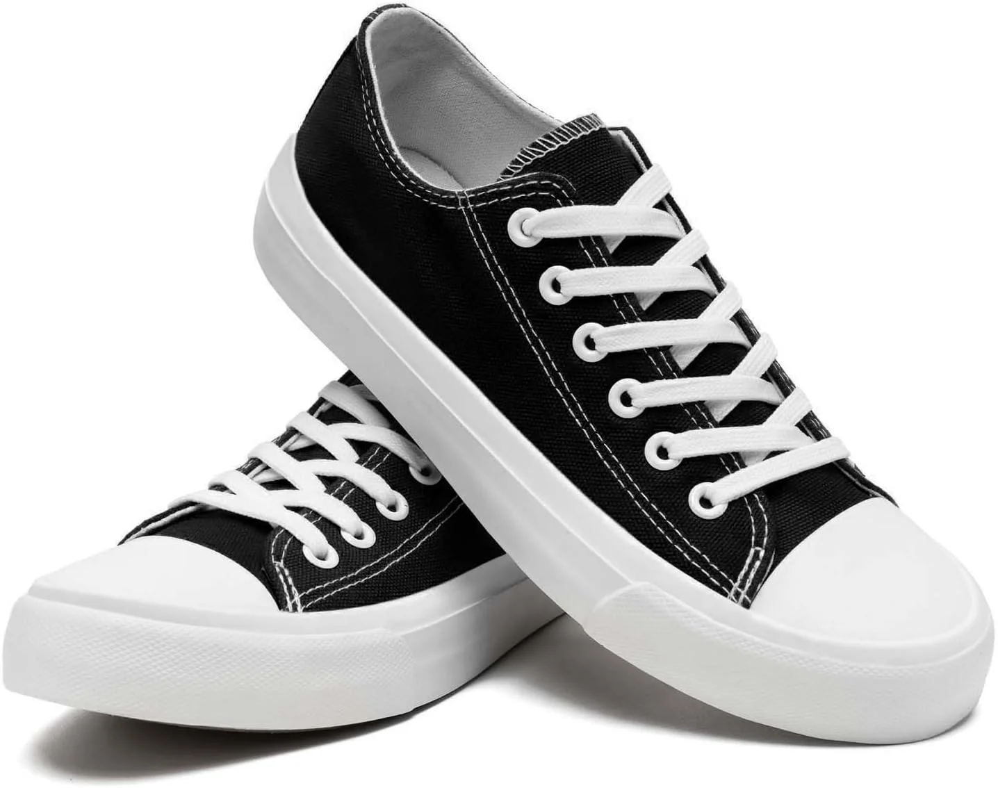 کفش‌های کتانی زنانه، کفش‌های بند دار با رویه کتانی، کفش‌های روزمره و راحت مناسب پیاده‌روی