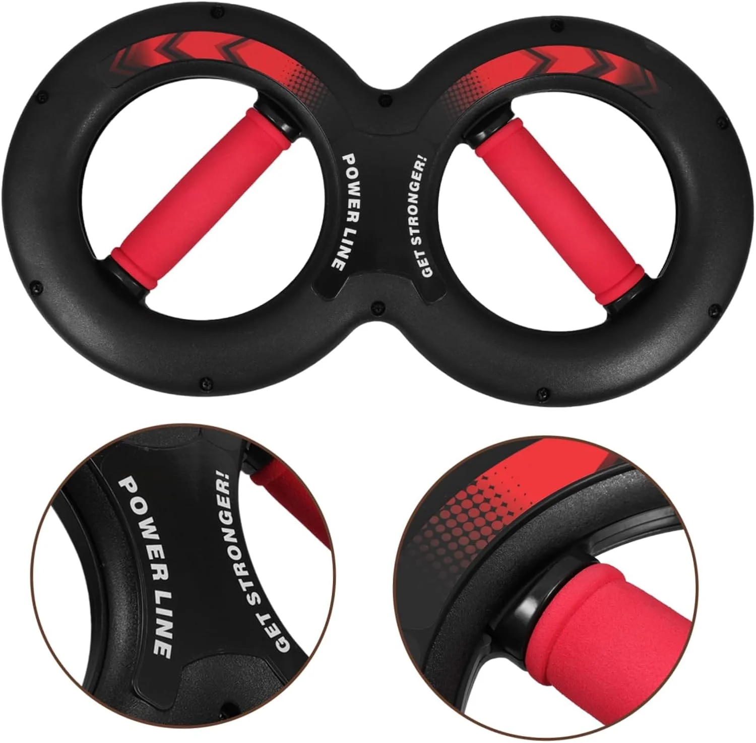 تقویت کننده مچ دست چند منظوره SLEEPHEAD® 5 کیلوگرمی، تقویت کننده عضلات دست قرمز رنگ برای تمرین، دستگاه تقویت کننده قوی برای تمرین عضلات ساعد و دست