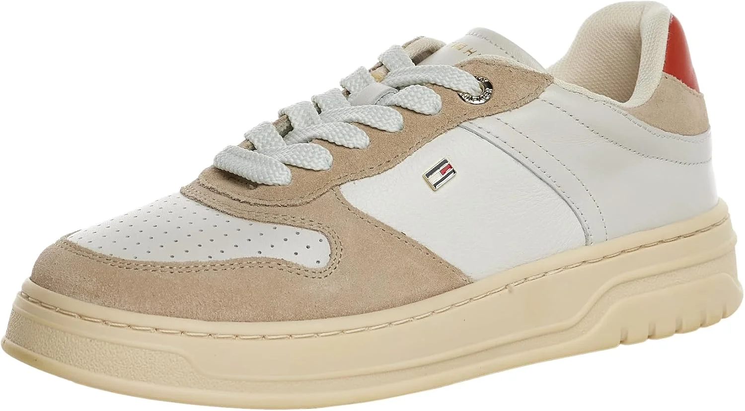 کفش های اسپرت تامی هیلفیگر مدل Cupsole زنانه، بژ کلاسیک، سایز ۴۰