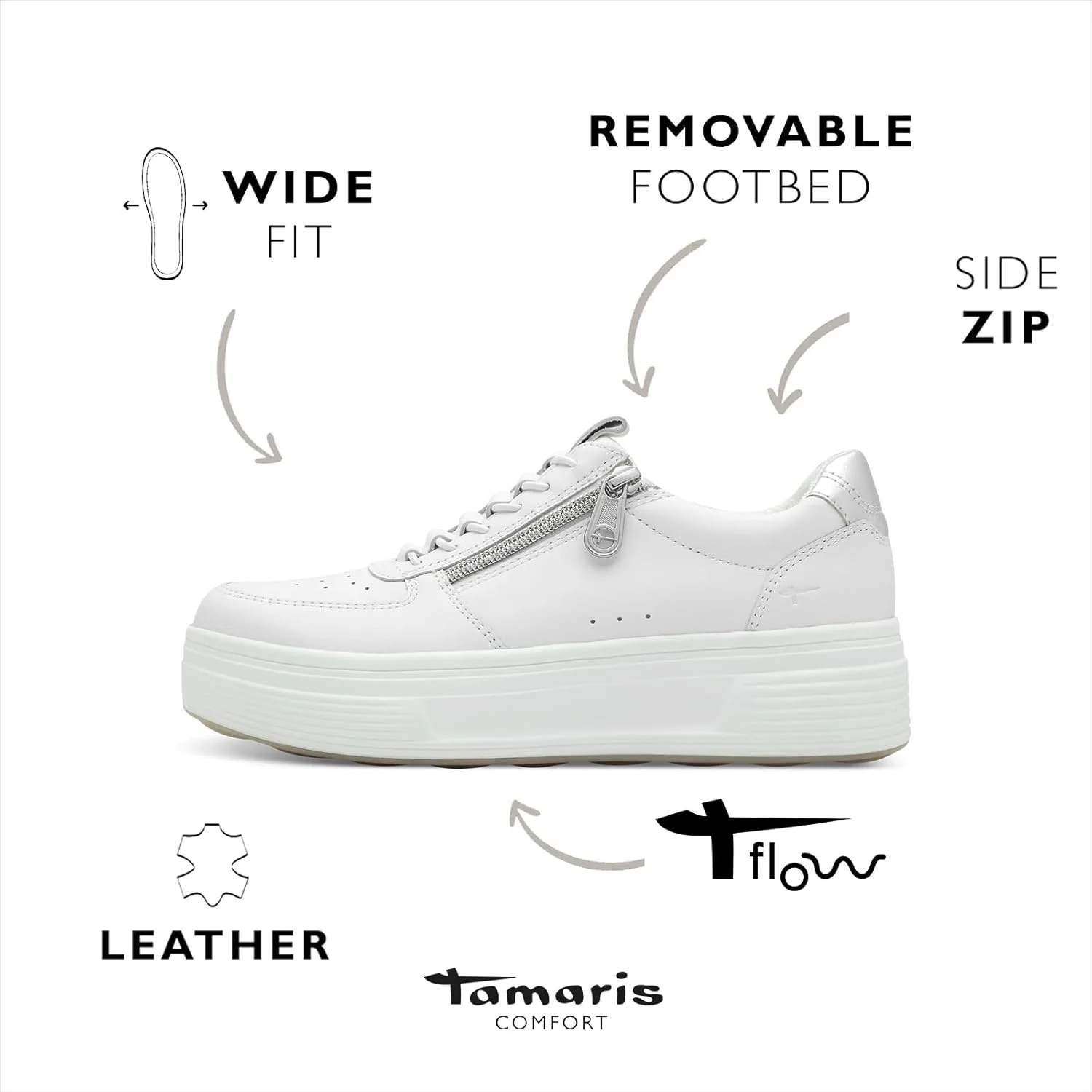 کفش ورزشی زنانه تاماریس، 8-83709-44