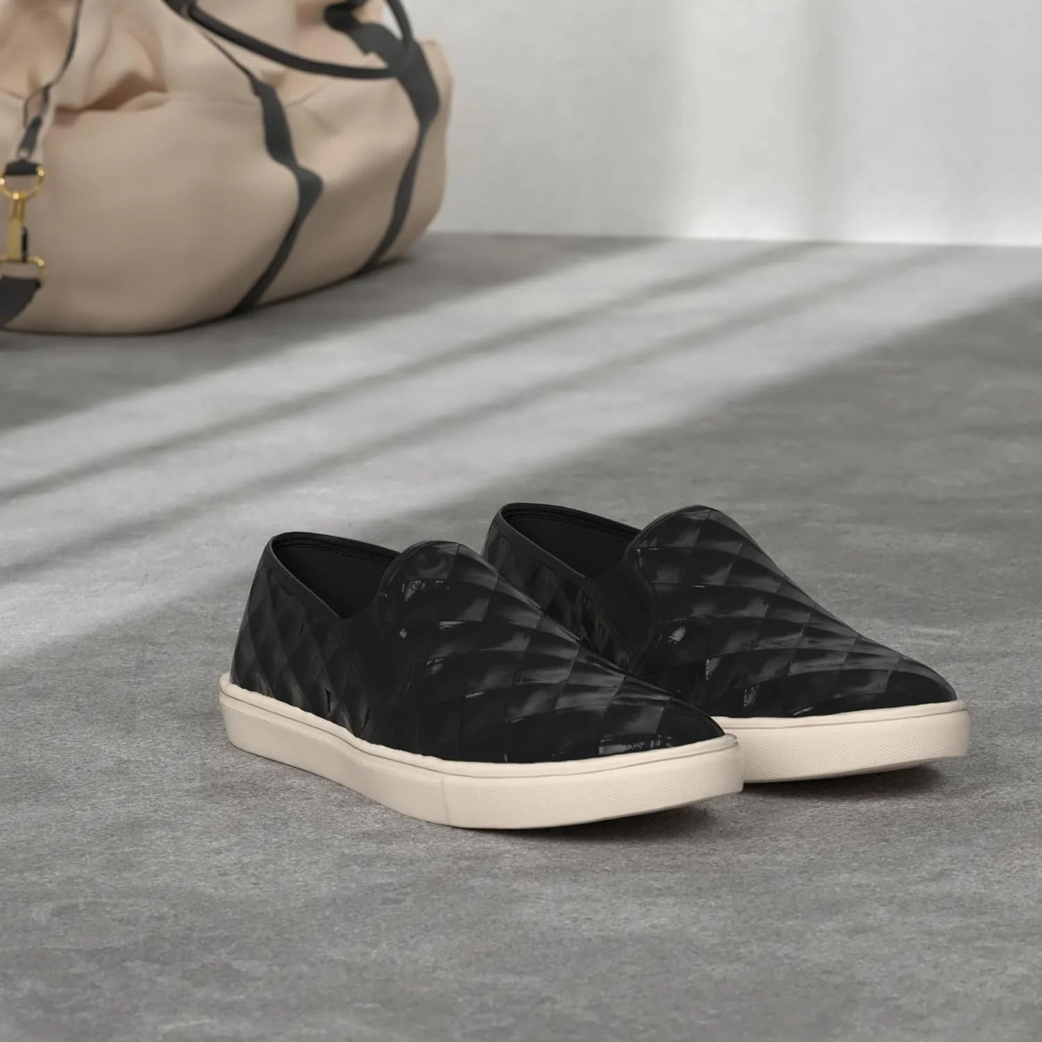 کفش ورزشی زنانه استیو مادن مدل Ecentrcq، سایز متوسط، مشکی، متوسط