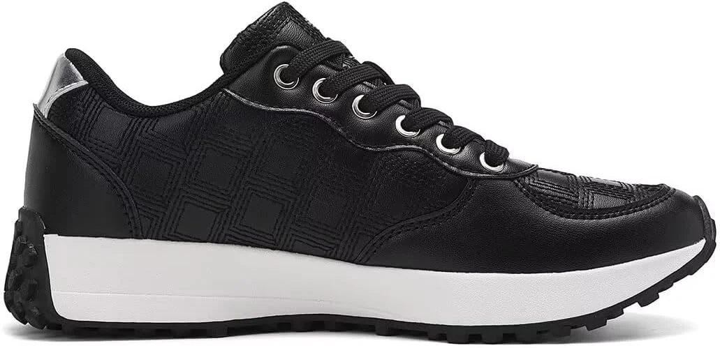 کفش ورزشی زنانه بند دار با زیره ضد لغزش، مناسب دویدن، انجام کارهای روزمره، شیک و راحت، سبک و مناسب استفاده روزانه برای کار و مسافرت