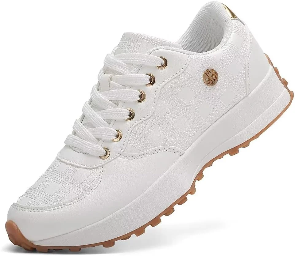 کفش ورزشی شیک زنانه SKY VIEW - کفش‌های راحتی روزمره با فوم مموری و ضد لغزش برای بانوان - کفش‌های بنددار سبک وزن