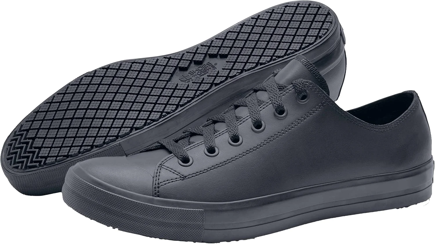 کفش چرمی مردانه برای خدمه، مشکی