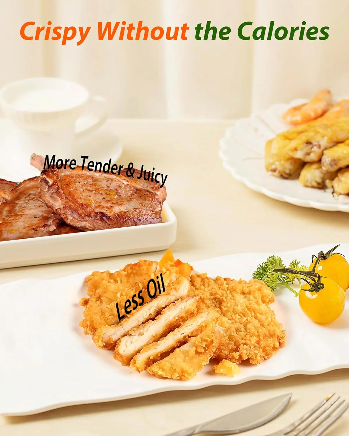 سرخ کن هوا پلاس فر نانوویو، رومیزی مادون قرمز، همرفت پیشرفته 2025، بدون یخ زدایی یا پیش گرمایش، پخت تازه یا منجمد، گنبد قدرت بادوام، 100 تنظیمات از پیش تعیین شده و 50 حافظه، بدون PFAS، مشکی سرخ کن هوا پلاس فر نانوویو، رومیزی مادون قرمز، همرفت پیشرفته 2025، بدون یخ زدایی یا پیش گرمایش، پخت تازه یا منجمد، گنبد قدرت بادوام، 100 تنظیمات از پیش تعیین شده و 50 حافظه، بدون PFAS، مشکی