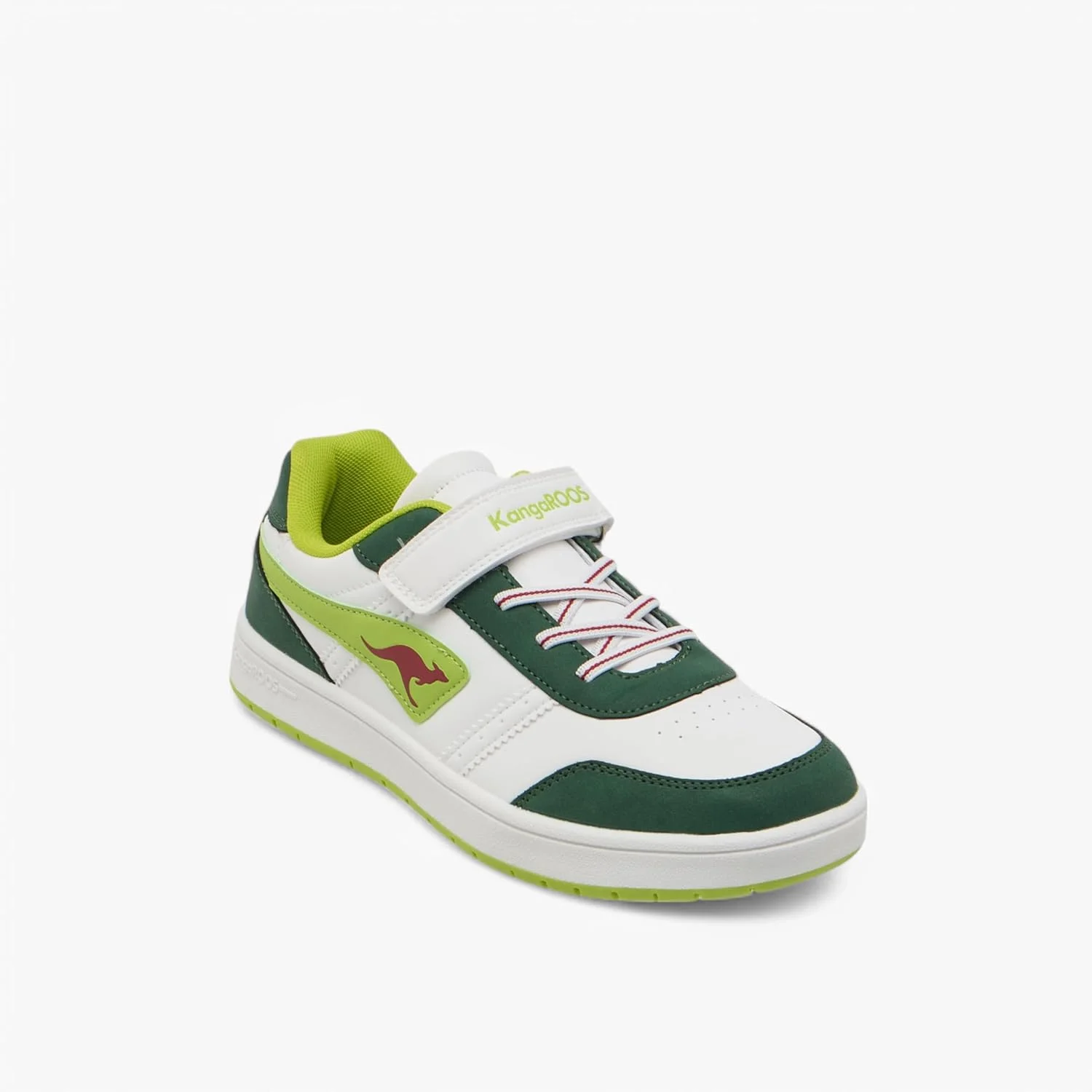 کفش ورزشی زنانه کانگوروز مدل 10266-W - دارای جزئیات لوگو و بستن چسبی