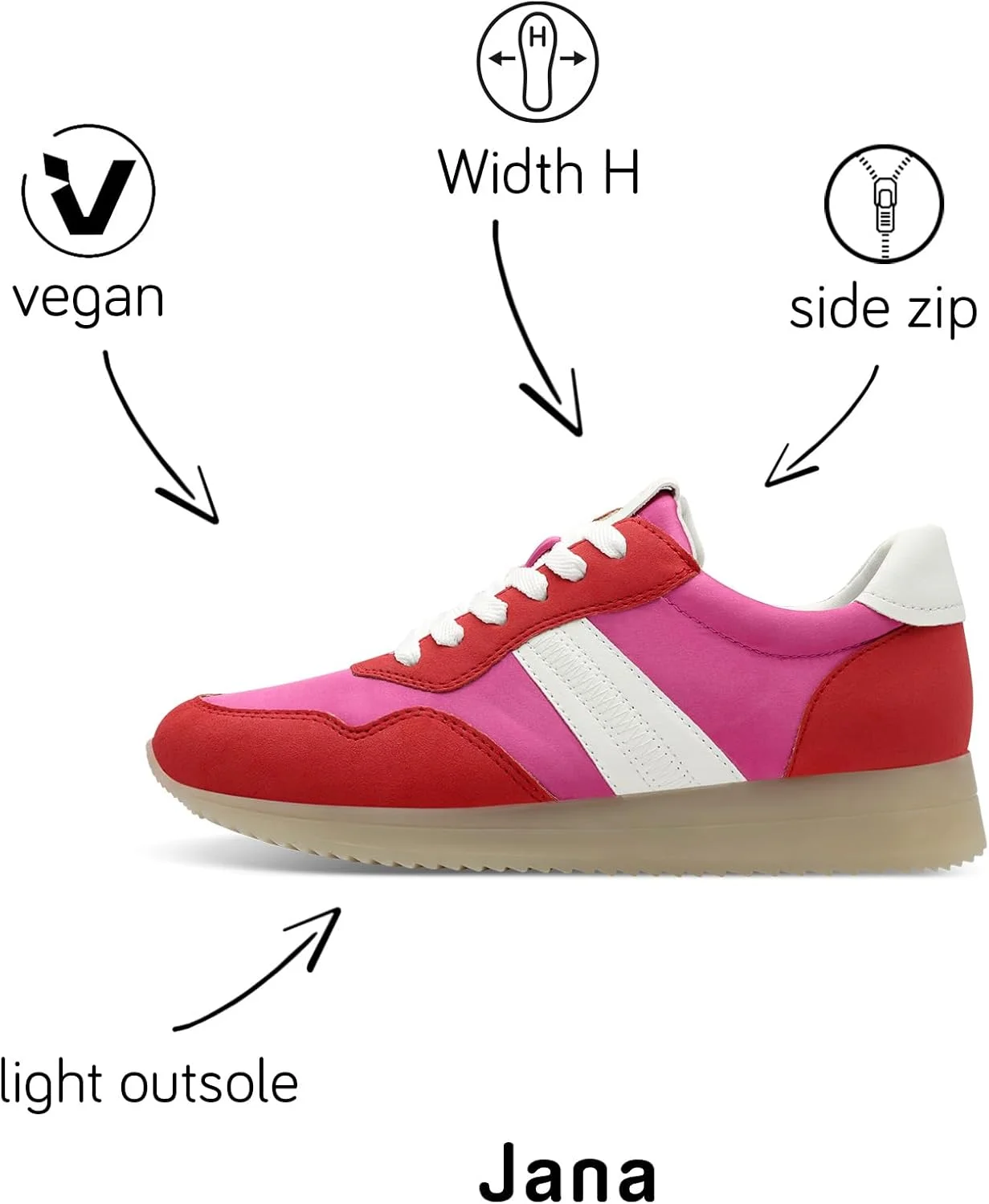 کفش ورزشی زنانه مدل 8-23782-44 از Jana