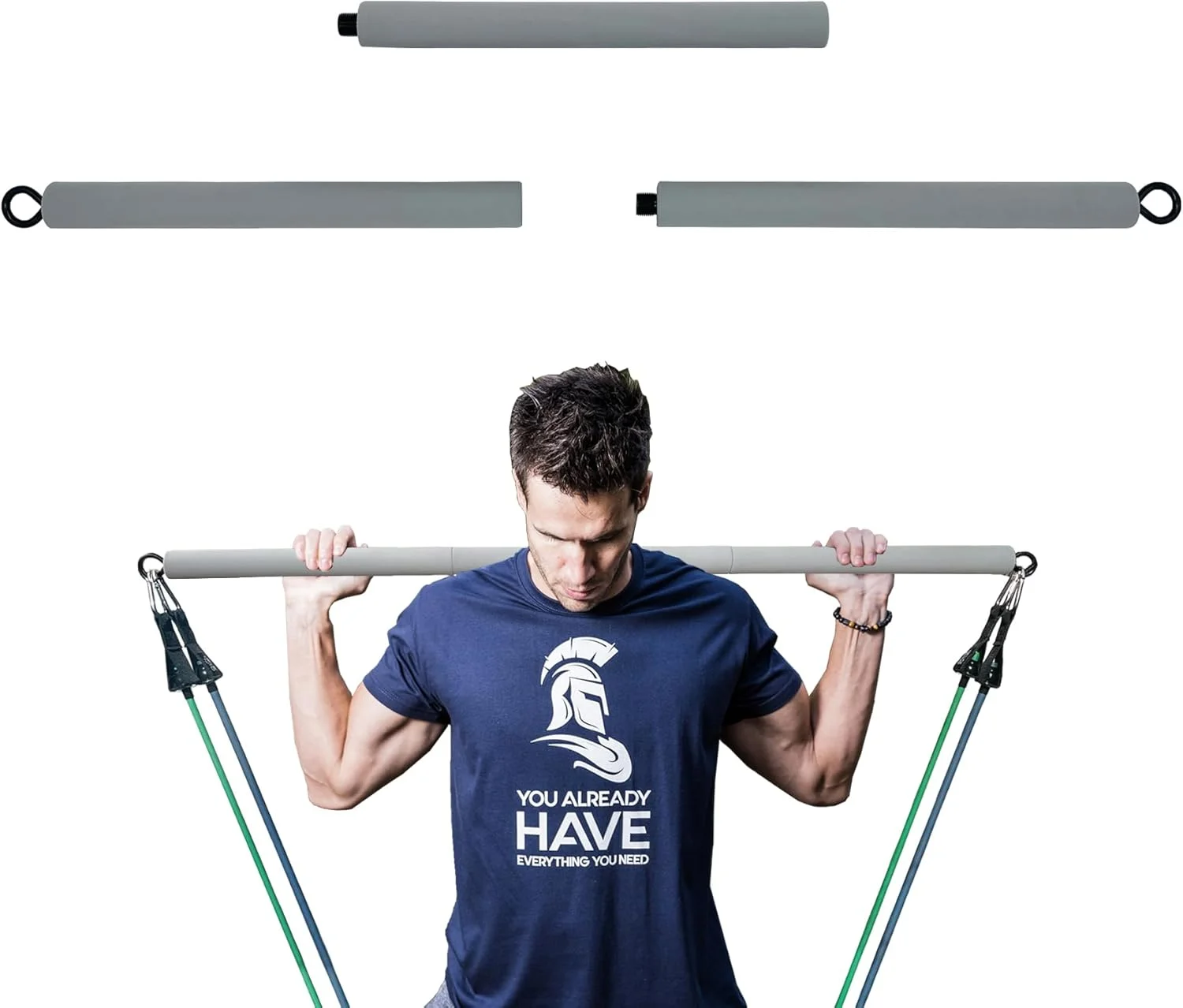 میله تمرین مقاومتی، میله بدنسازی، میله پیلاتس قابل حمل، تجهیزات تمرین مقاومتی باشگاه خانگی، 66 یا 99 سانتی متر