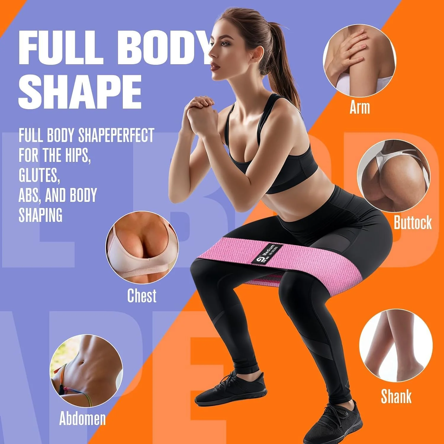 کش های مقاومتی - کش های کمکی بارفیکس، کش مقاومتی کششی، کش های ورزشی، کش های پاورلیفتینگ برای تمرینات مقاومتی، ایده آل برای تمرینات خانگی (کش های مقاومتی باسن)