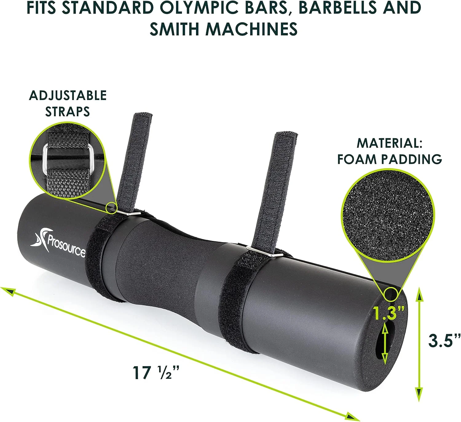 پد هالتر وزنه برداری ProsourceFit، پد محافظ ضخیم برای گردن و شانه ها برای اسکات، هیپ تراست و لانگز پد هالتر وزنه برداری ProsourceFit، پد محافظ ضخیم برای گردن و شانه ها برای اسکات، هیپ تراست و لانگز