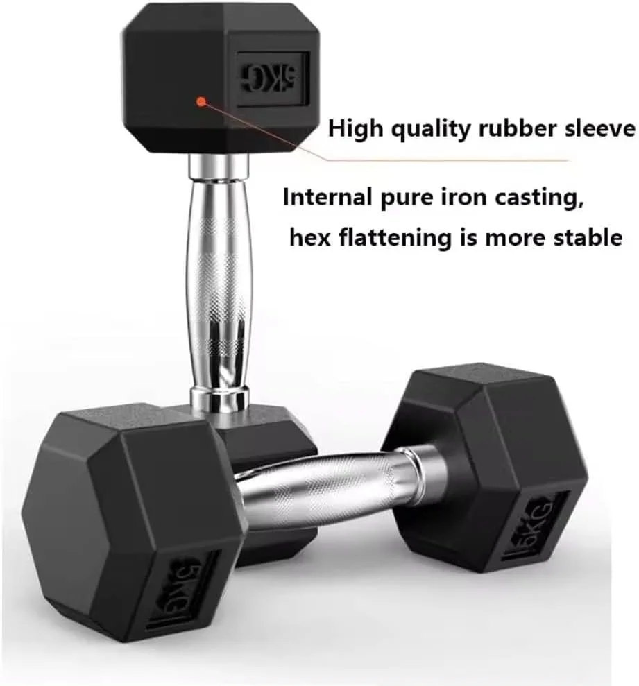 مجموعه دمبل شش ضلعی Proxima Health & Fitness با رک A-فریم 6 طبقه سنگین | دمبل های روکش دار لاستیکی از 2.5 کیلوگرم تا 15 کیلوگرم | تجهیزات تمرین قدرتی با دستگیره ارگونومیک | رک کامل باشگاه خانگی