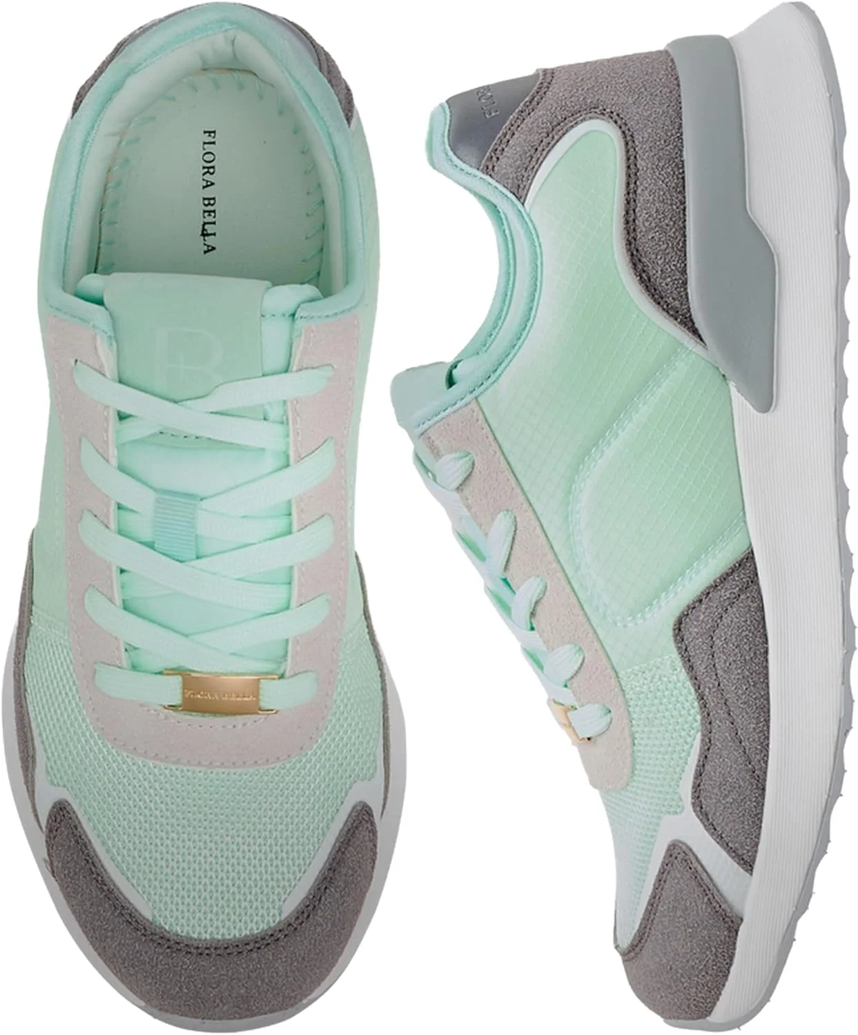 کفش ورزشی ساق‌دار زنانه فلورا بلا بای شواکسپرس - طرح رنگی با بند