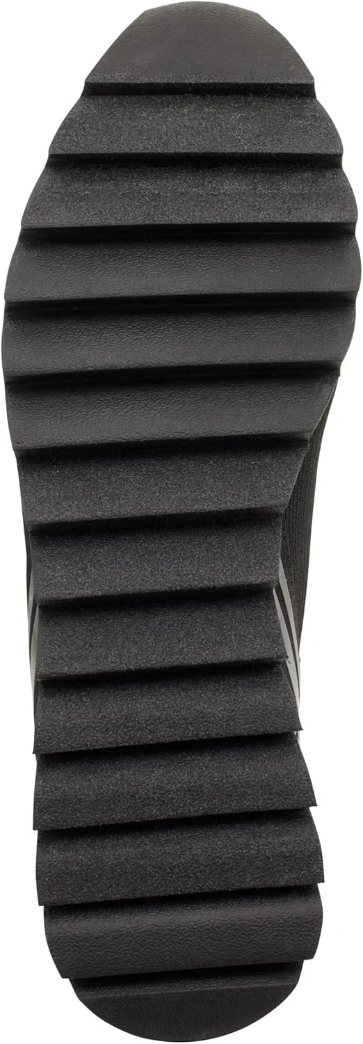 کفش بافتنی زنانه دی‌کی‌ان‌وای با زیره لاستیکی و ساق کوتاه