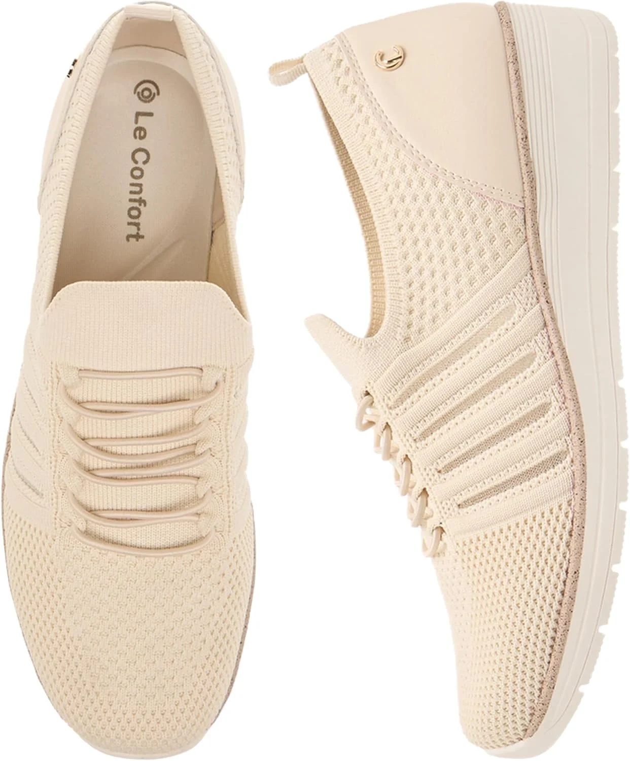 کفش اسنیکرز لغزنده بافت دار زنانه Le Confort - 21F557-28A
