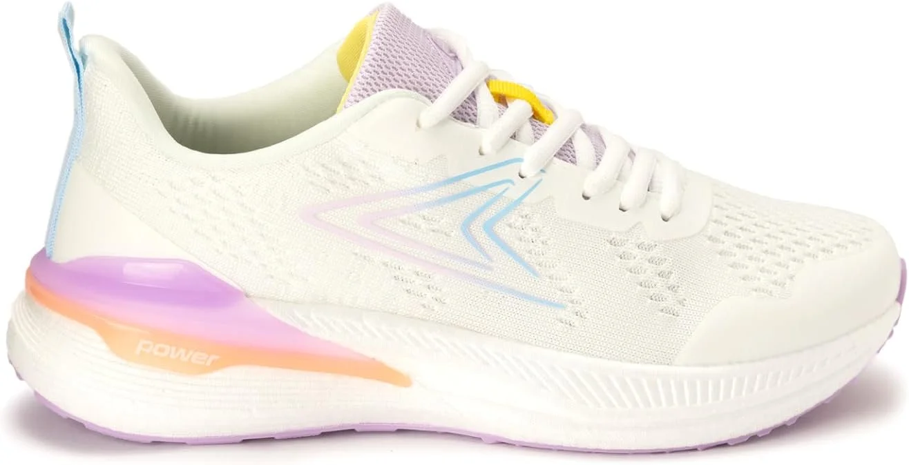 کفش ورزشی بند دار زنانه با جزئیات رنگی