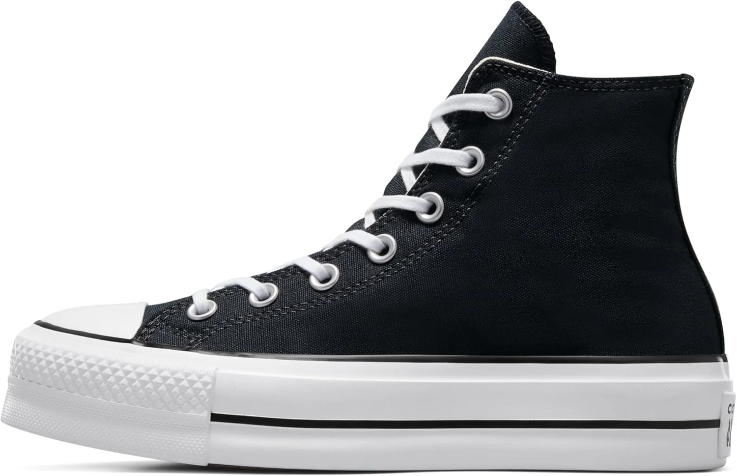 کفش ورزشی ساق بلند پلتفرم کانورس Chuck Taylor All Star Lift Canvas 572721C زنانه - صورتی کفش ورزشی ساق بلند پلتفرم کانورس Chuck Taylor All Star Lift Canvas 572721C زنانه - صورتی