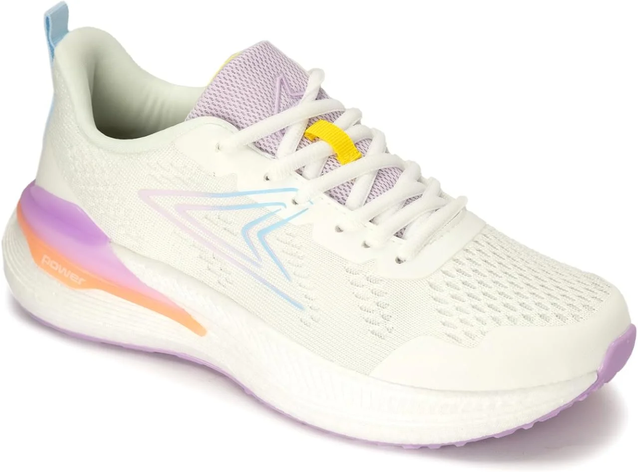کفش ورزشی بند دار زنانه با جزئیات رنگی