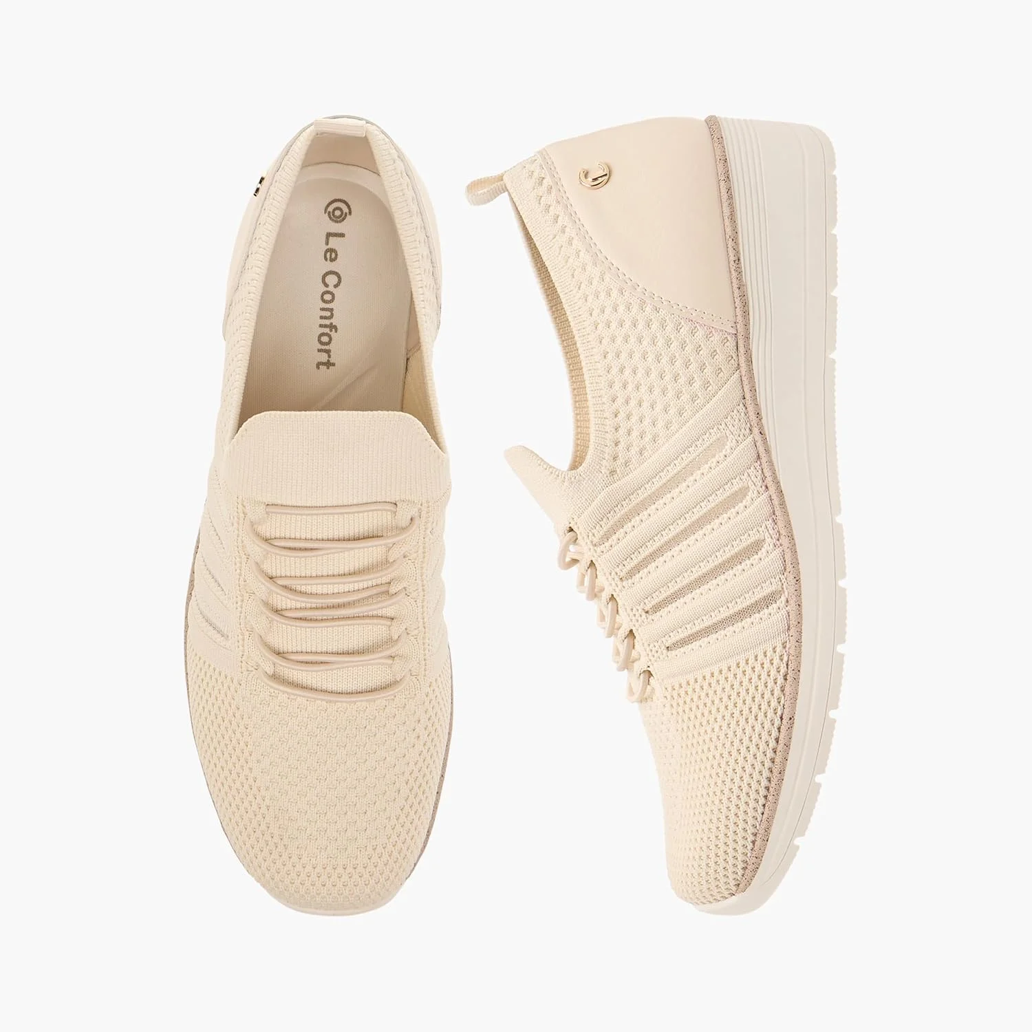کفش اسنیکرز لغزنده بافت دار زنانه Le Confort - 21F557-28A