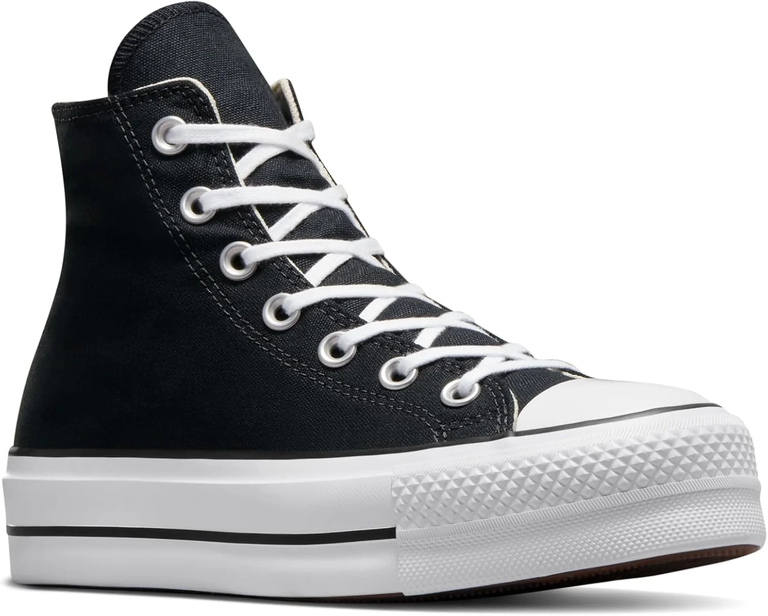 کفش ورزشی ساق بلند پلتفرم کانورس Chuck Taylor All Star Lift Canvas 572721C زنانه - صورتی کفش ورزشی ساق بلند پلتفرم کانورس Chuck Taylor All Star Lift Canvas 572721C زنانه - صورتی