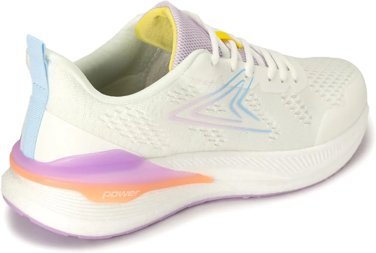 کفش ورزشی بند دار زنانه با جزئیات رنگی
