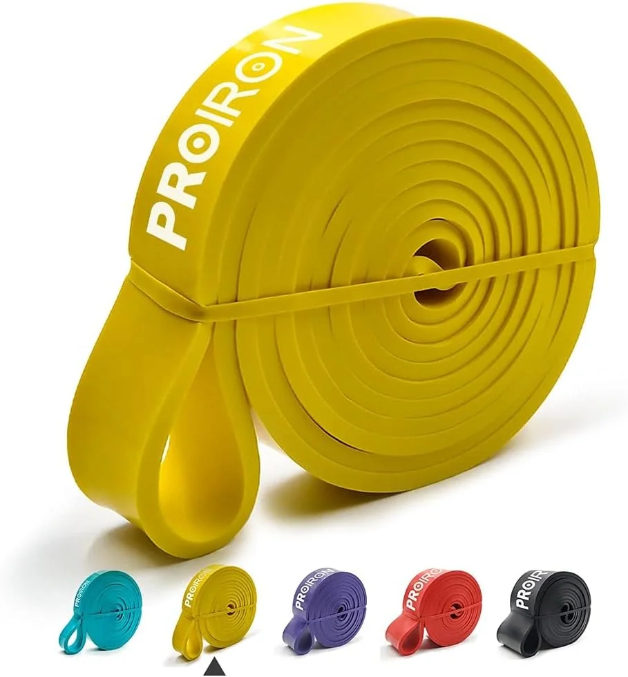 بندهای کششی PROIRON، بند مقاومتی سنگین، ایده آل برای تمرینات کمکی مردان و زنان، کراس فیت، تمرین بارفیکس کمکی، کشش بدن، پاورلیفتینگ، فیزیوتراپی