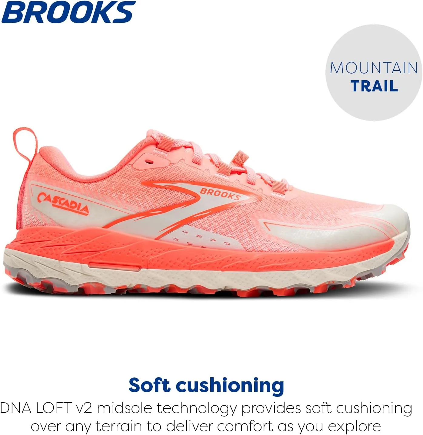 کفش ورزشی زنانه بروکس مدل Cascadia 18