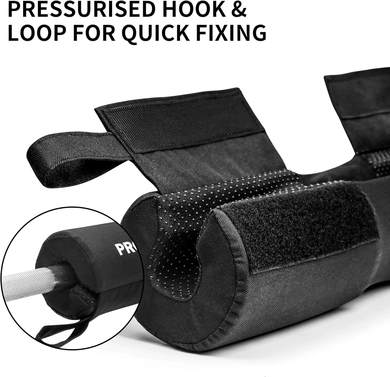 پد هالتر PROIRON - پد محافظ گردن و شانه قابل تنظیم با پارچه آکسفورد، سطح ضد لغزش، پد اسفنجی فومی برای اسکات، لانگز، هیپ تراست، وزنه برداری و موارد دیگر