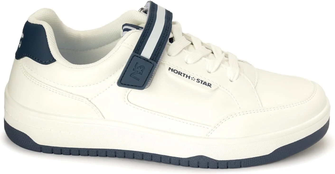 کفش کتانی دو رنگ بندی بندی یکسره بچه گانه