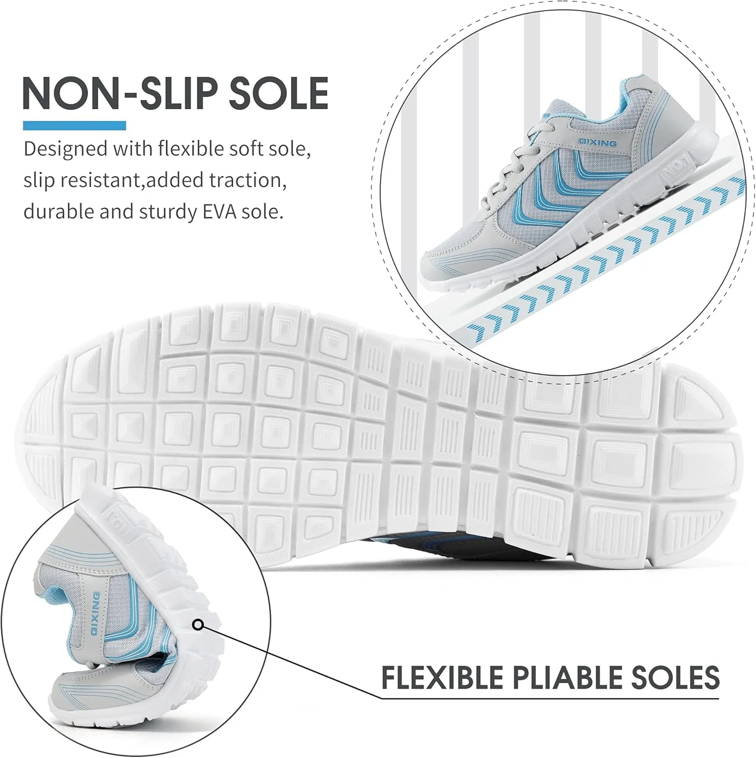 کفش ورزشی زنانه آلیسگانا: کفش های پیاده روی مد روز، کفش های تنیس سبک و راحت