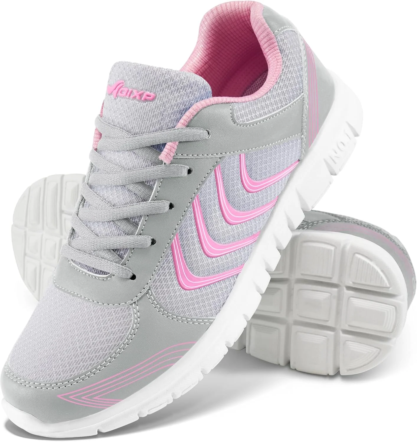 کفش ورزشی زنانه آلیسگانا، بند دار، مناسب دویدن، پیاده روی، راحت، سبک وزن، کتانی های فشن، توری تنفسی، کفش تنیس ورزشی