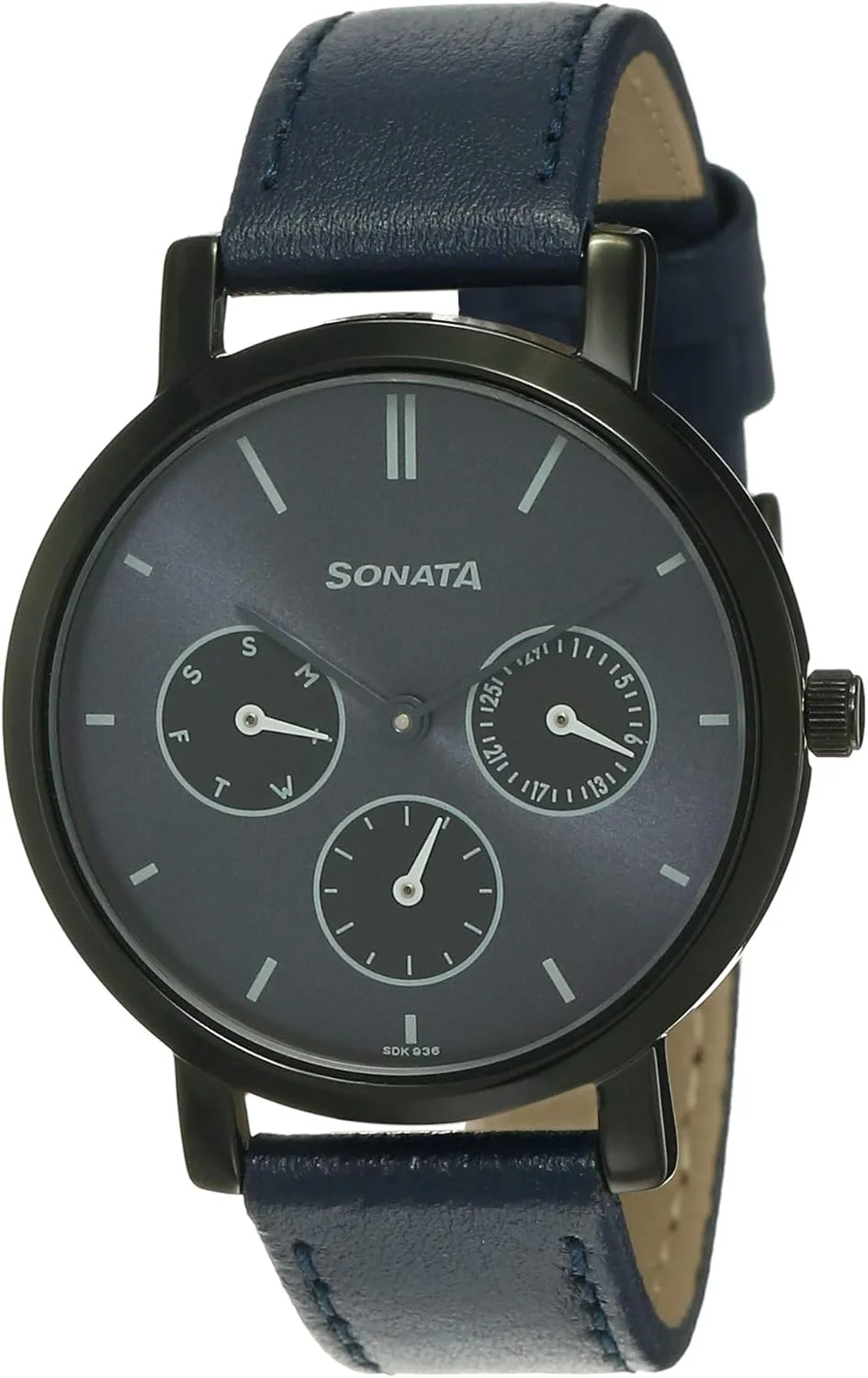 ساعت مچی آنالوگ صفحه مشکی سوناتا مدل NR8164NL04 مخصوص بانوان