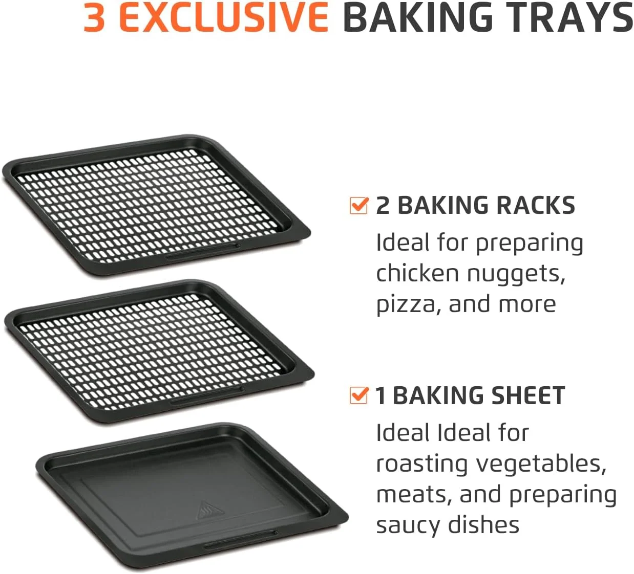 سرخ کن هوا با توان 1800 وات، ظرفیت 12.7 کوارت، صفحه لمسی، خاموش شدن خودکار - مشکی و استیل - Mondial