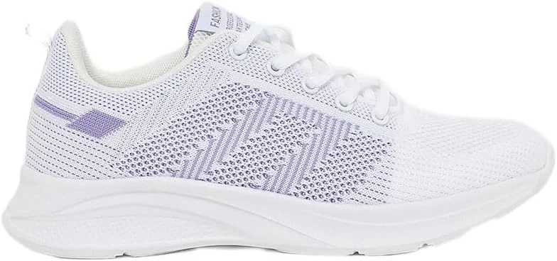 کفش ورزشی زنانه استایلی بافت دار بند دار