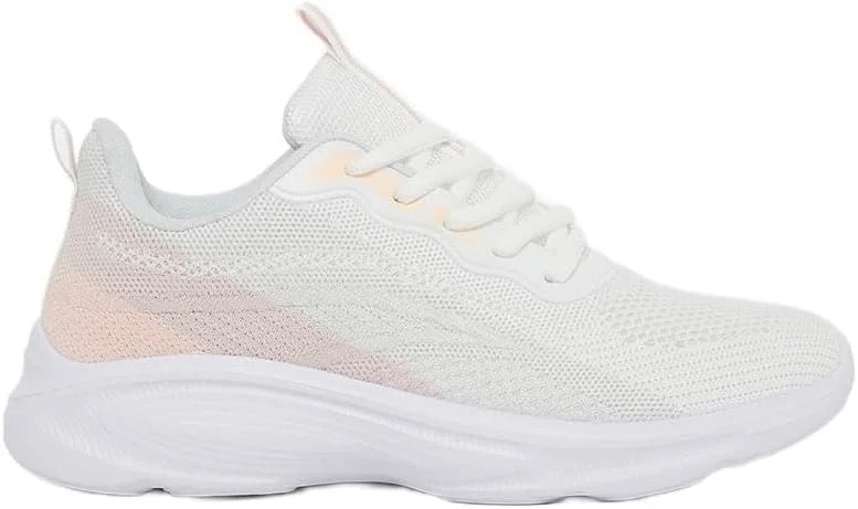 کفش ورزشی زنانه استایلی بافت دار توری بندی