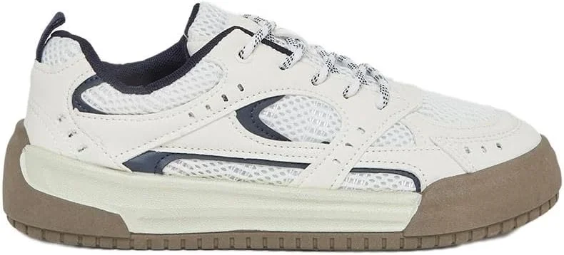 کفش ورزشی بندی زنانه با طرح بافت دار