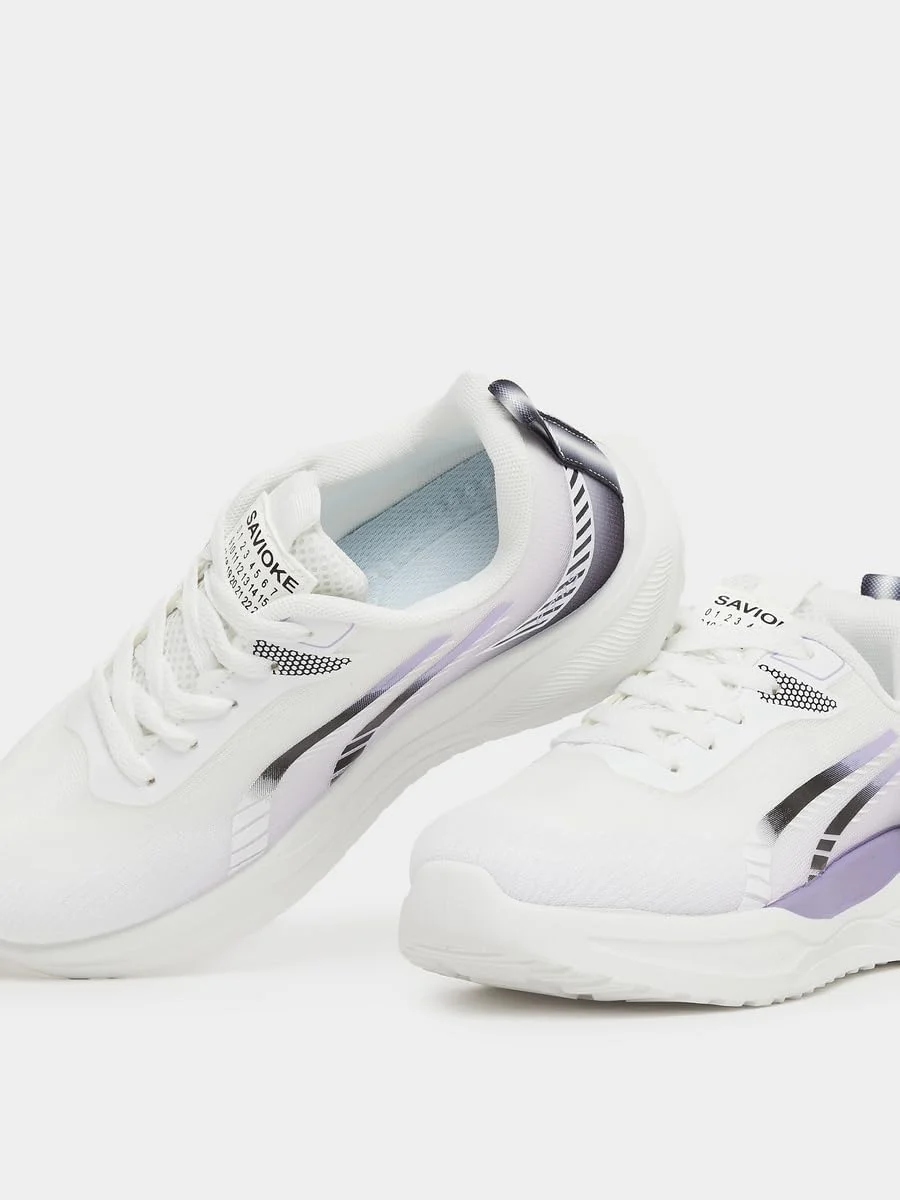 کفش کتانی زنانه استایلی با طرح بافت و بند دار