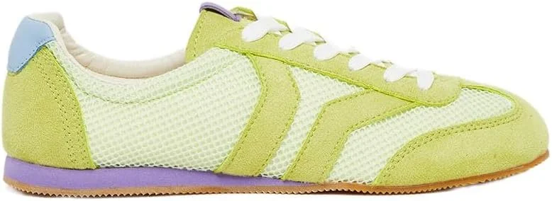 کفش کتانی بندی زنانه استایلی با زیره رترو