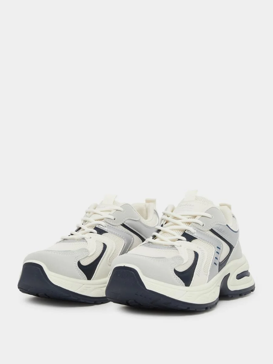 کفش کتانی زنانه استایلی مدل Retro Lace Up