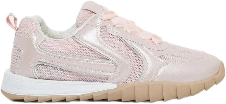 کفش ورزشی زنانه استایلی طرح دار بند دار کفش ورزشی زنانه استایلی طرح دار بند دار