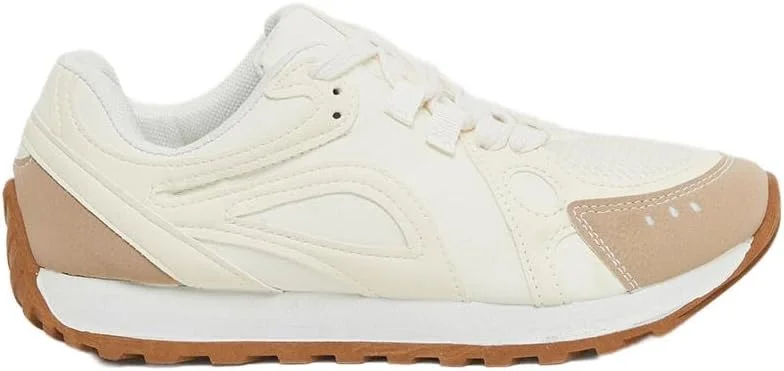 کفش ورزشی زنانه استایلی مدل پنل دار بند دار کفش ورزشی زنانه استایلی مدل پنل دار بند دار