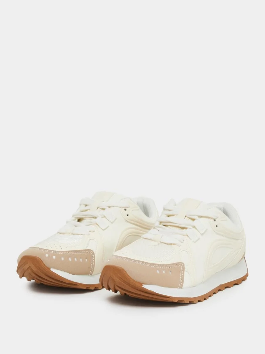 کفش ورزشی زنانه استایلی مدل پنل دار بند دار