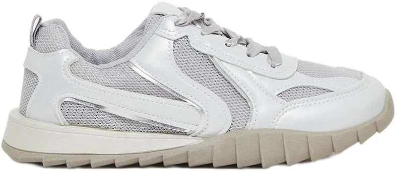 کفش ورزشی زنانه استایلی طرح دار بند دار