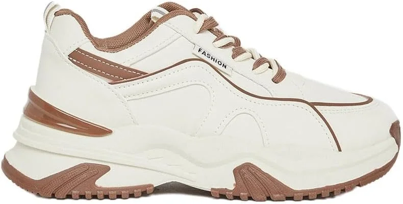 کفش ورزشی زنانه استایلی طرح دار بند دار