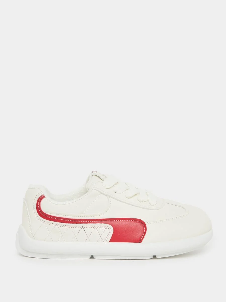 کفش ورزشی زنانه استایلی طرح دار بند دار