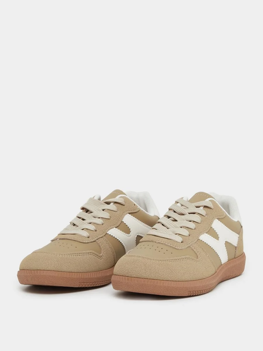 کفش ورزشی زنانه استایلی طرح دار بند دار