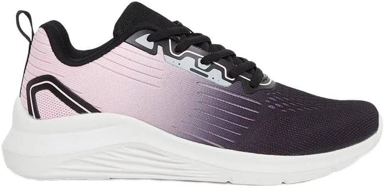 کفش ورزشی زنانه استایلی با طرح آمبره و بند دار