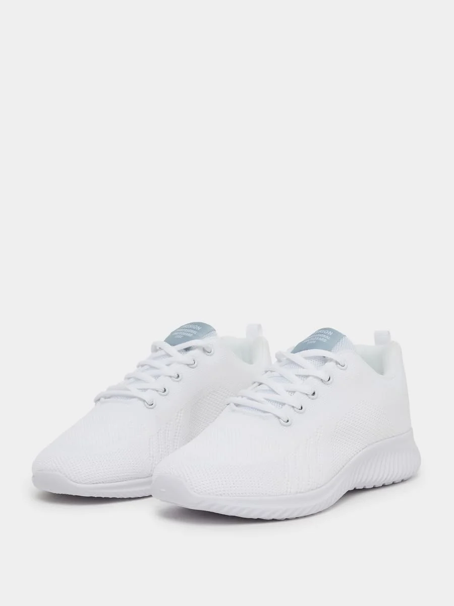 کفش ورزشی زنانه استایلی بافت توری بند دار